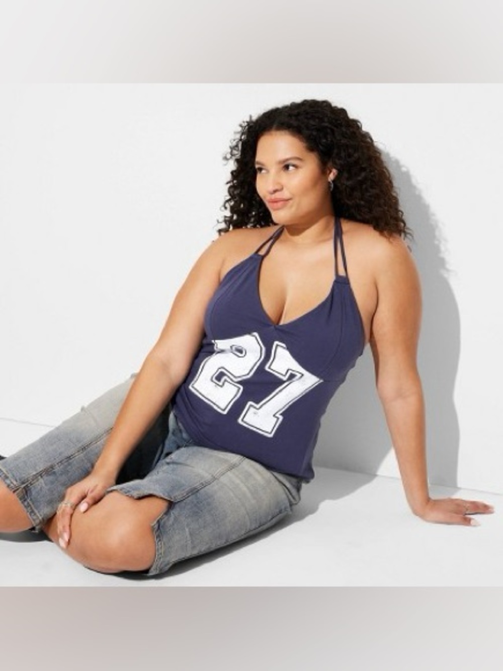 NWT WILD FABLE Women's Halter Graphic Cami graphite purple sz XXL ✨